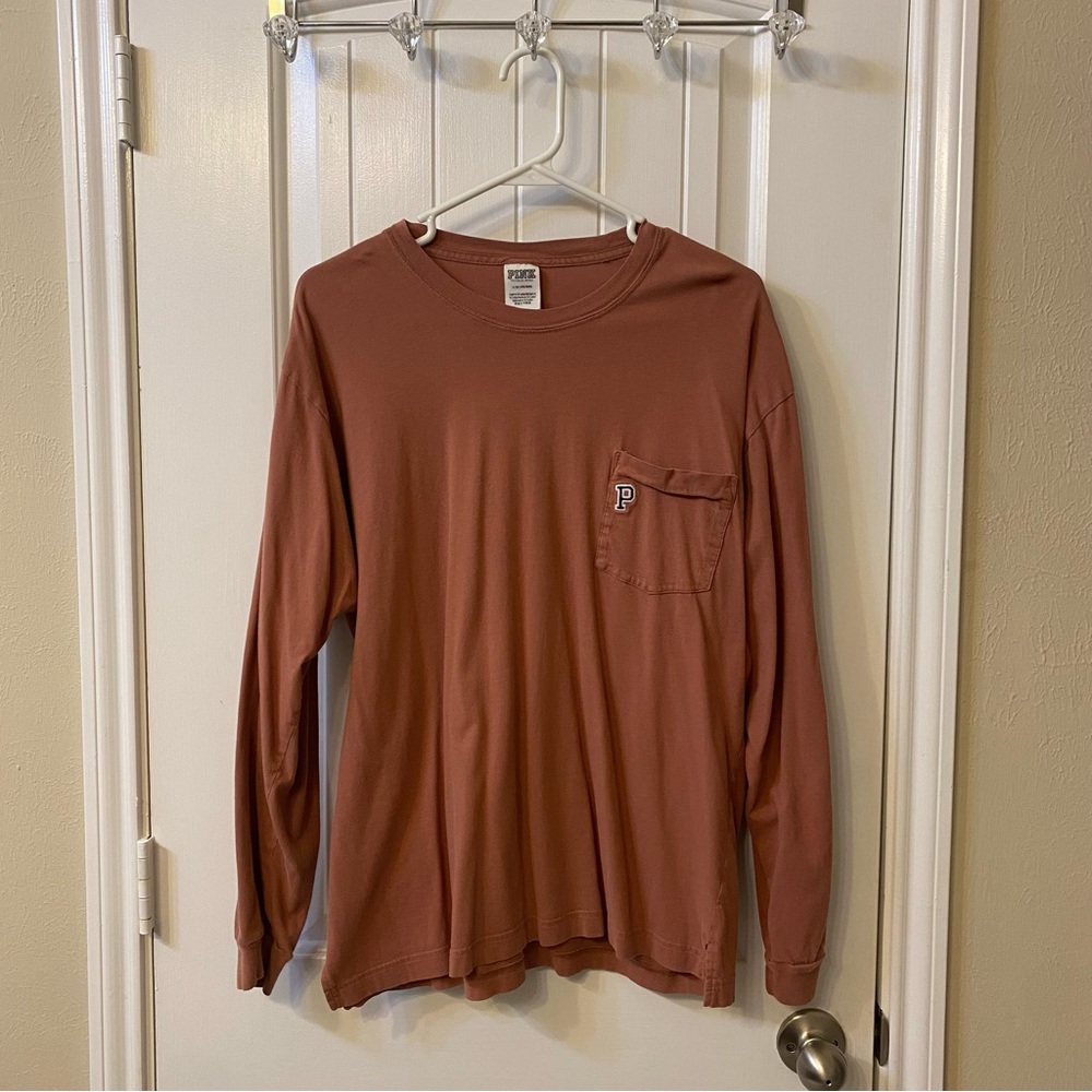 Victoria’s Secret PINK Longsleeve Shirt Large Mauve